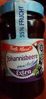 İçindeki şeker miktarı Schwarze Johannisbeer Konfitüre