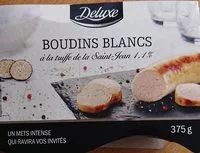 入っている砂糖の量 Boudins blancs à la truffe 1,1%