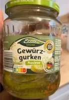 Zuckermenge drin Gewürzgurken