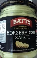 Suhkru kogus sees horseraddish sauce
