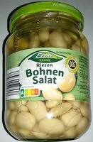 Zuckermenge drin Riesen Bohnen Salat