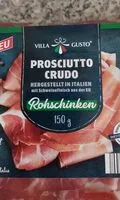 Amount of sugar in Prosciutto Crudo