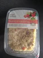 Quantité de sucre dans Taboulé