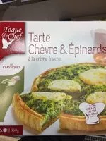 चीनी की मात्रा Tarte chèvre & épinards