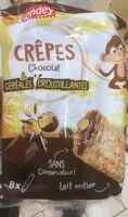 Amount of sugar in Crepe chocolat & cereales croustillantes