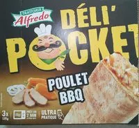 Sokerin määrä sisällä Deli pocket poulet BBQ