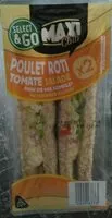 Cantidad de azúcar en Sandwich maxi poulet rôti tomate salade x2