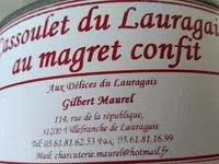 Sucre et nutriments contenus dans Gilbert maurel