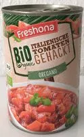 Suhkru kogus sees Italienische Tomaten gehackt Oregano