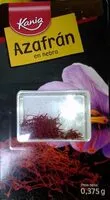 Количество сахара в Azafrán en hebra