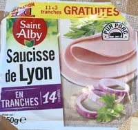 Zuckermenge drin Saucisse de Lyon EN TRANCHES