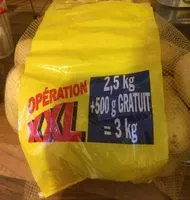 Amount of sugar in Pomme de terre