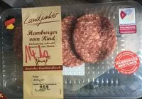 Jumlah gula yang masuk Hamburger vom Rind