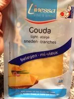 Sucre et nutriments contenus dans Gouda light tranches mi vieux