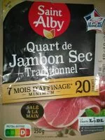 含糖量 Quart de jambon sec traditionnel
