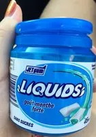 Jumlah gula yang masuk Jet Gum Liquids Peppermint