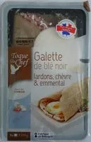 İçindeki şeker miktarı Galette  au blé noir lardons, chèvre & emmental