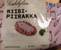 入っている砂糖の量 Riisipiirakka