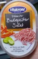 Jumlah gula yang masuk Salade Budapester