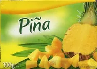 चीनी की मात्रा Ananas surgelé