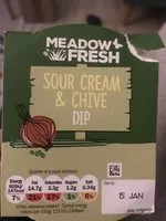 入っている砂糖の量 Sour Cream And Chive Dip