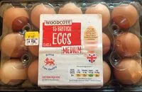 入っている砂糖の量 15 British eggs - class A - medium