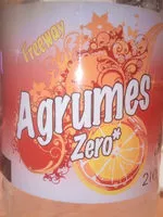 Amount of sugar in Agrumes zéro