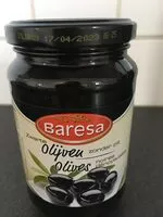 Amount of sugar in Baresa Geschwärzte Oliven