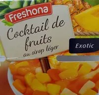 含糖量 Cocktail de fruits au sirop léger