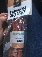 Suhkru kogus sees Kabanosi