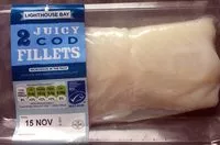 Quantité de sucre dans 2 juicy cod fillets