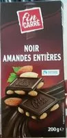 Zuckermenge drin Noir Amandes Entières
