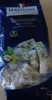 入っている砂糖の量 nougat blanc à la pistache