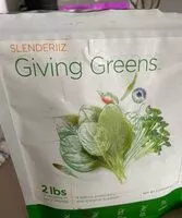 Количество сахара в Giving greens