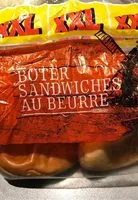 Sandwich au beurre pain