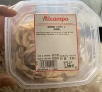 Quantité de sucre dans Banana chips granel