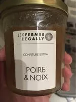 Zuckermenge drin Confiture poire et noix
