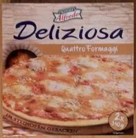 Sokerin määrä sisällä Pizza 4 fromages