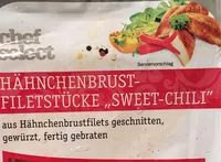 चीनी की मात्रा Chef Select Hähnchenbrust filetstücke ;sweet Chili)