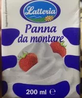 Amount of sugar in Panna da montare
