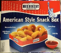 İçindeki şeker miktarı American Style Snack Box