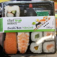Cantidad de azúcar en Sushi Box Naniwa