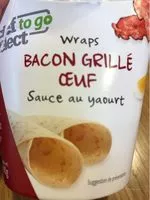 Wrap bacon cuit oeuf