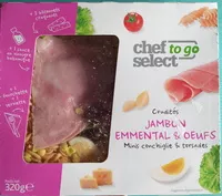 Suhkru kogus sees Crudités Jambon Emmental & Oeufs