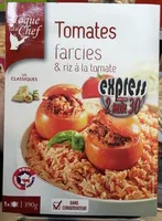 Cantidad de azúcar en Tomates farcies