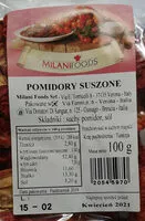 Suhkur ja toitained sees Milanifoods