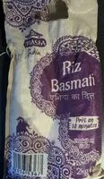 चीनी की मात्रा Riz basmati