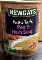 Cantidad de azúcar en Pea & Ham soup