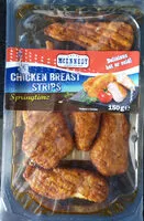 Quantité de sucre dans Chicken breast strips
