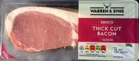 Cantidad de azúcar en Smoked thick cut bacon